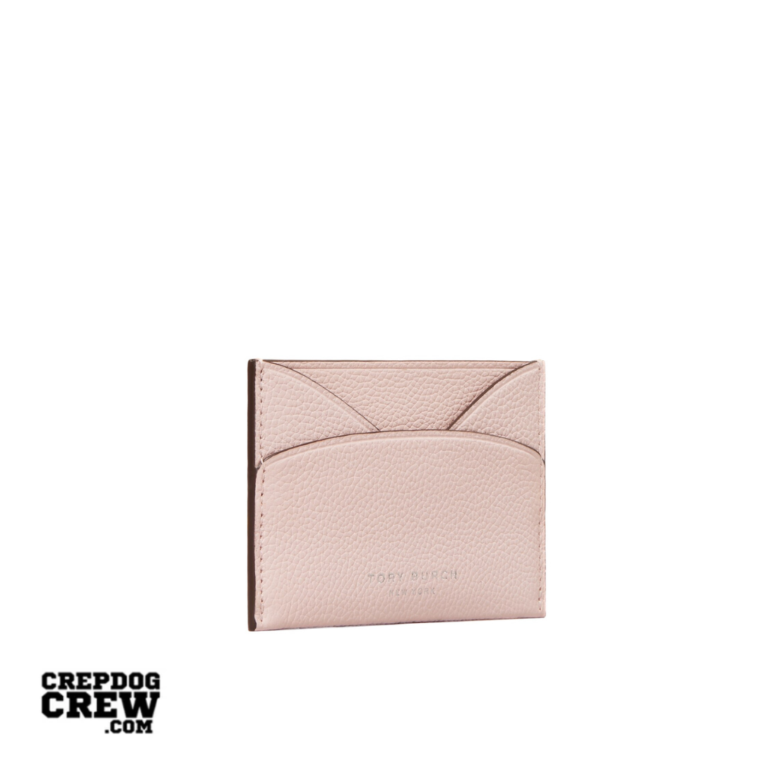 TORY BURCH ROMY FLAT CARD CASE rose