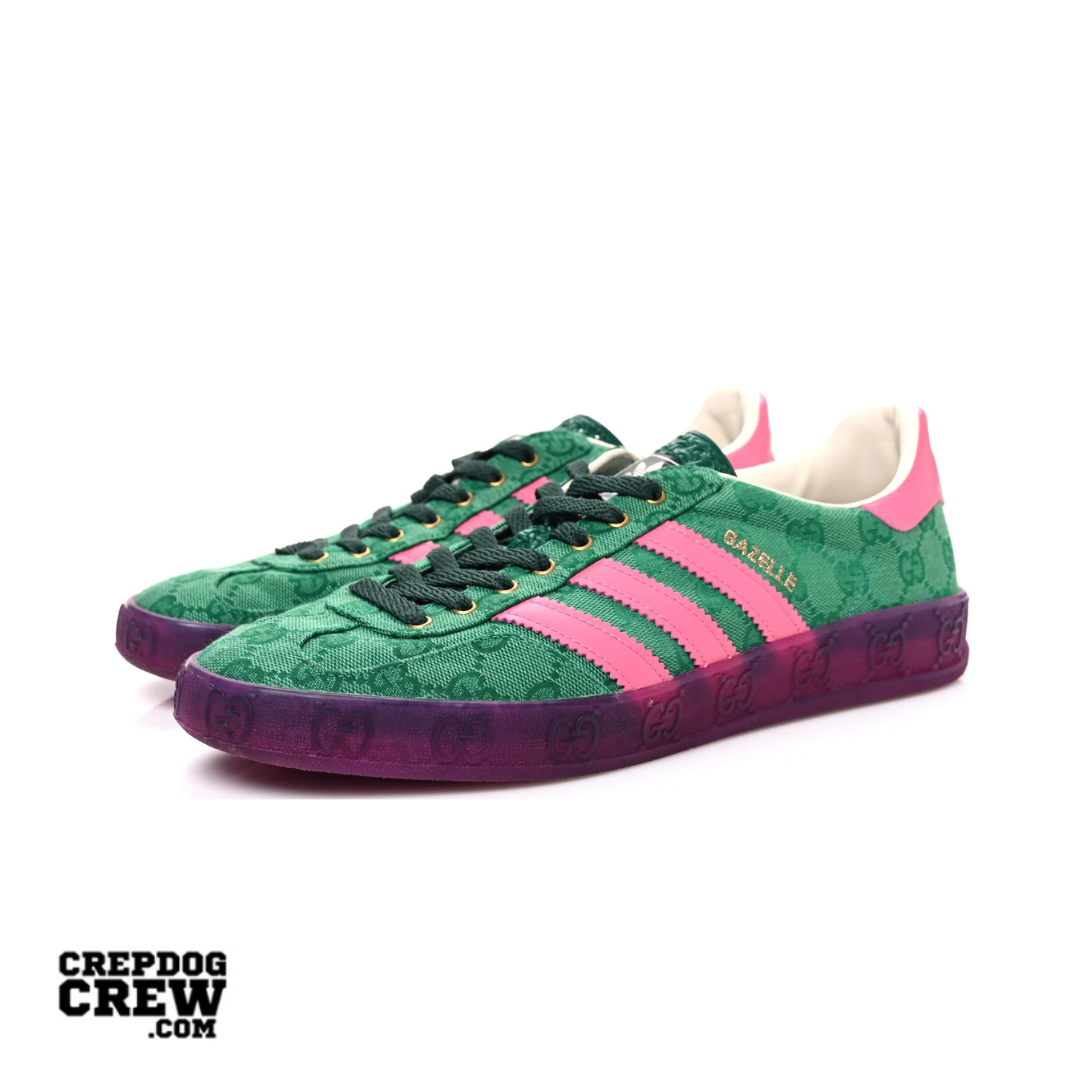 adidas x Gucci Gazelle Green GG Monogram (W)