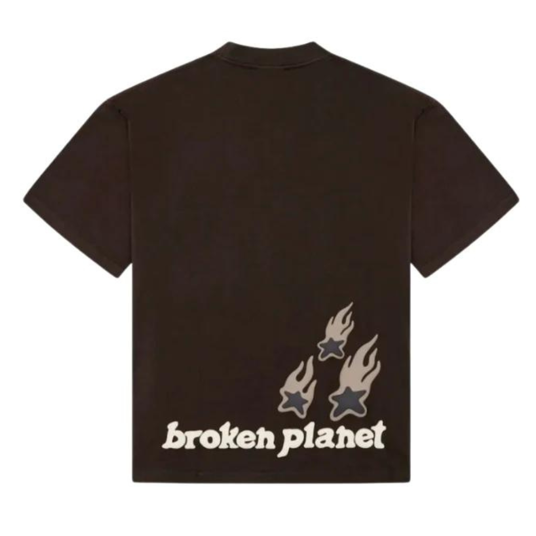 Broken Planet Heartless Love T-shirt Mocha Brown