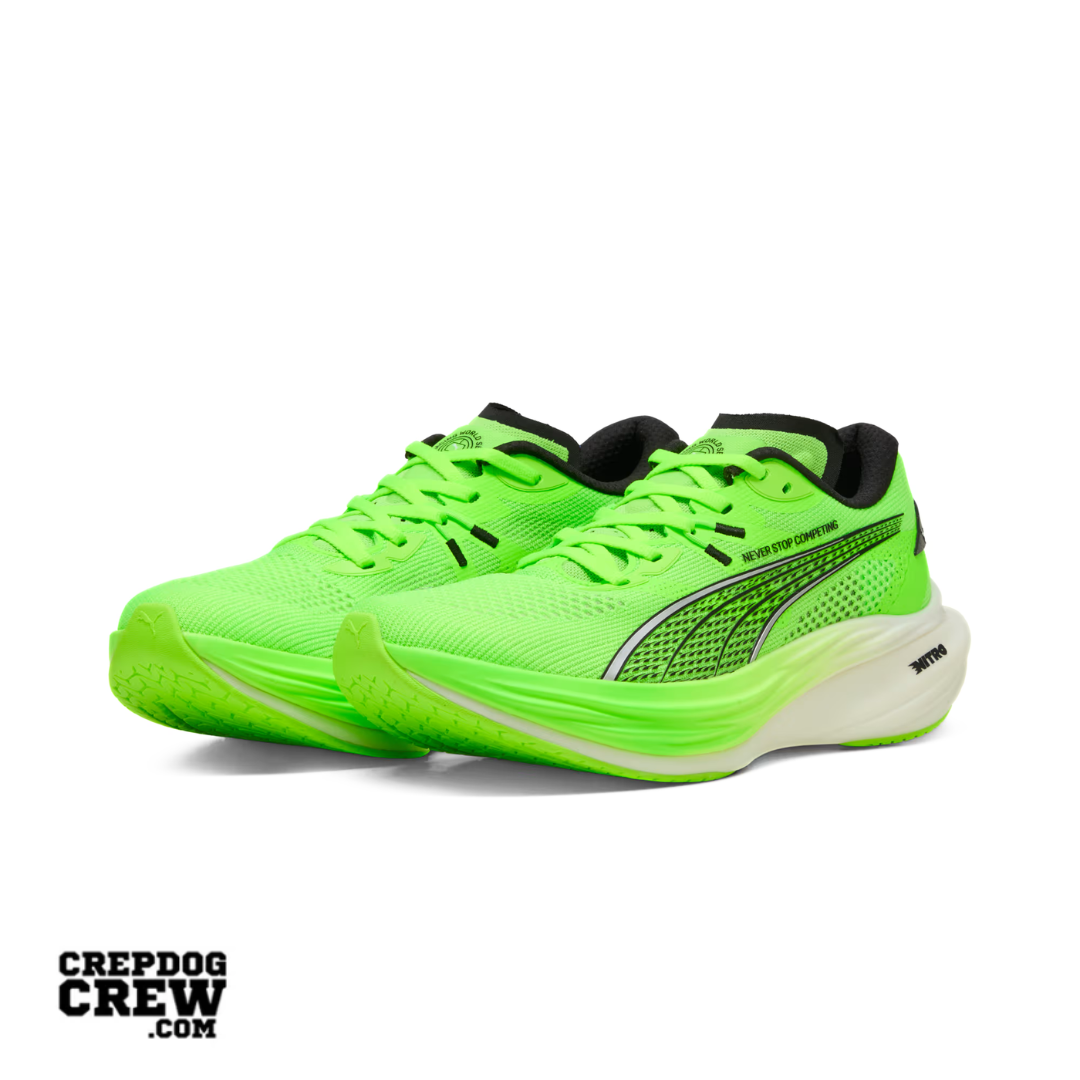 PUMA x HYROX Deviate NITRO 3 Green Glare-PUMA Black
