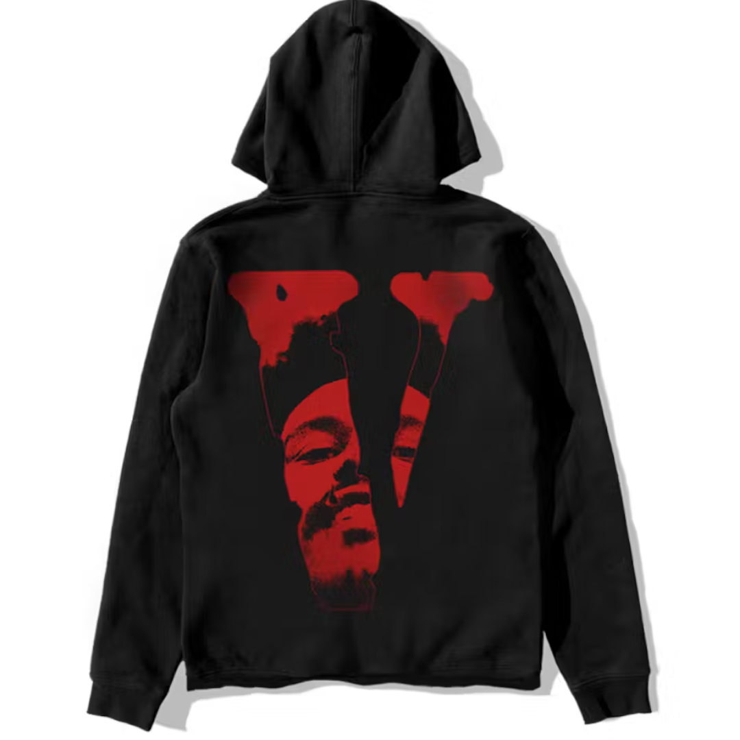 The Weeknd x Vlone After Hours Blood Drip Pullover Hood Black