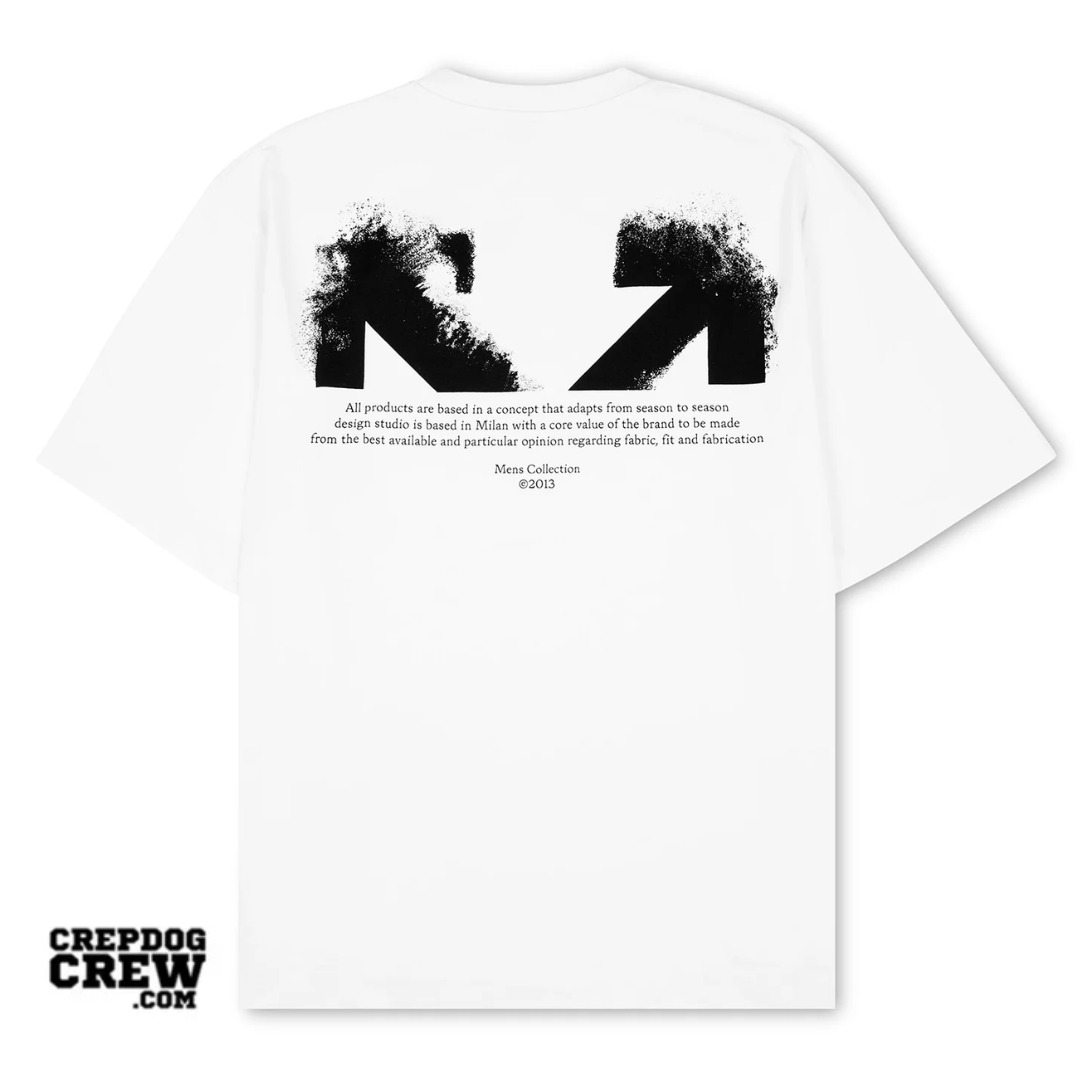 Off White Half Arrow Skate Tee BLUE WASH