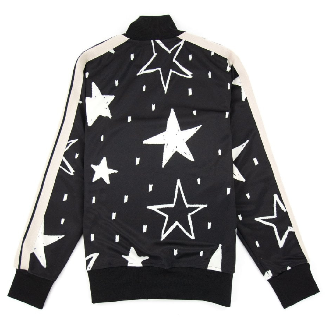 PALM ANGELS NIGHT SKY TRACK JACKET BLACK WHITE