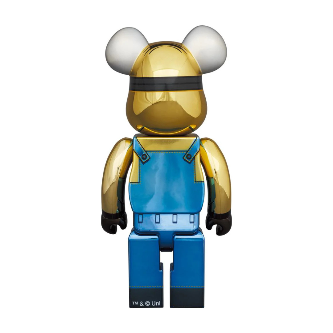 Bearbrick DAVE 100% & 400% Set CHROME Ver.