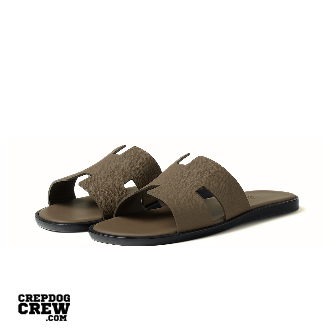 HERMES IZMIR SANDAL ETOUPE