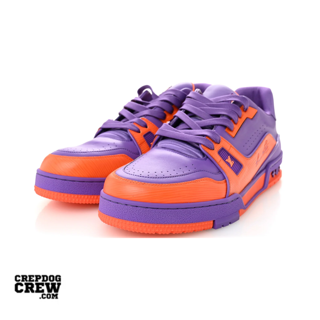 LOUIS VUITTON LV TRAINER PURPLE ORANGE