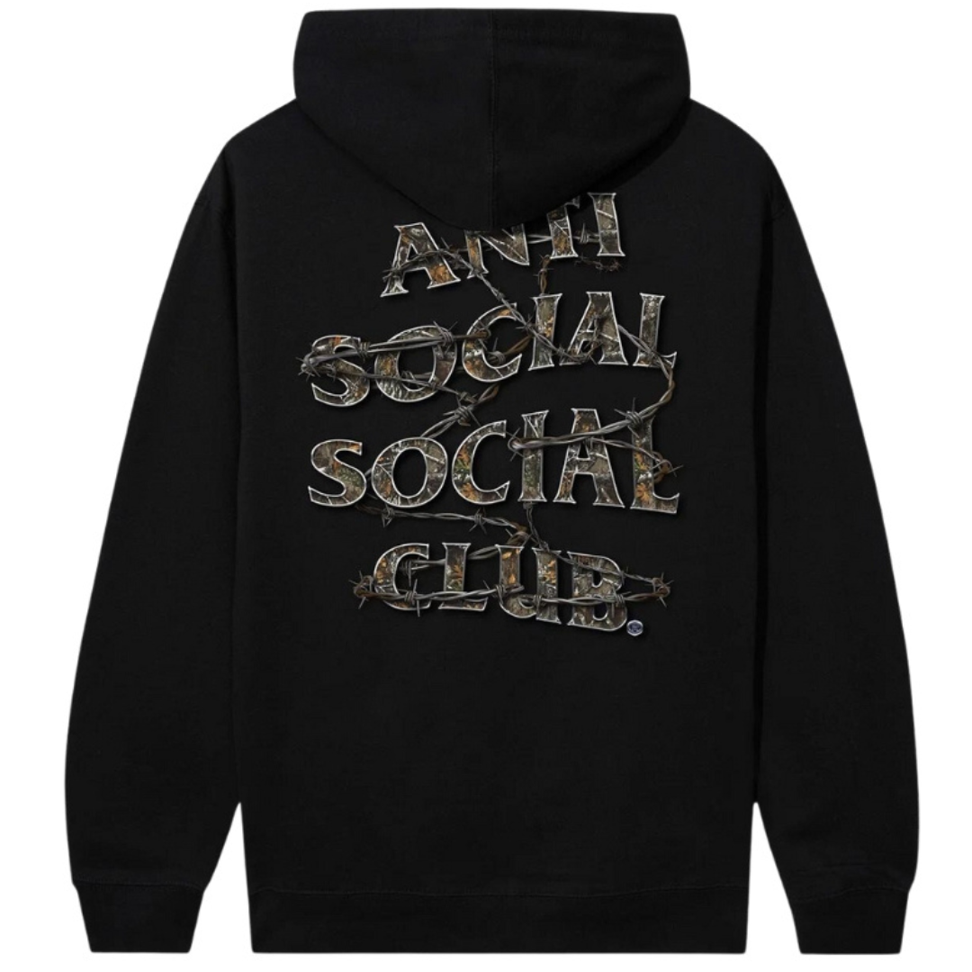 ANTI SOCIAL SOCIAL CLUB BUCK HOODIE BLACK