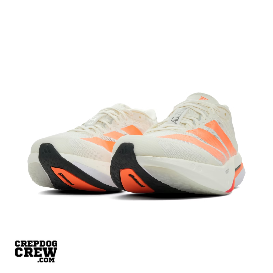adidas Adizero Boston 13 Off White Lucid Orange Grey