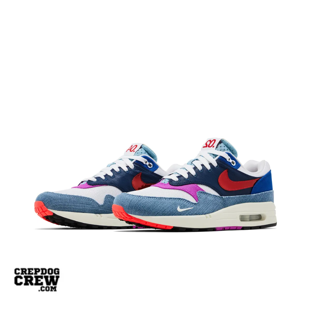 Nike Air Max 1 Premium Goods Sport Red Varsity Royal