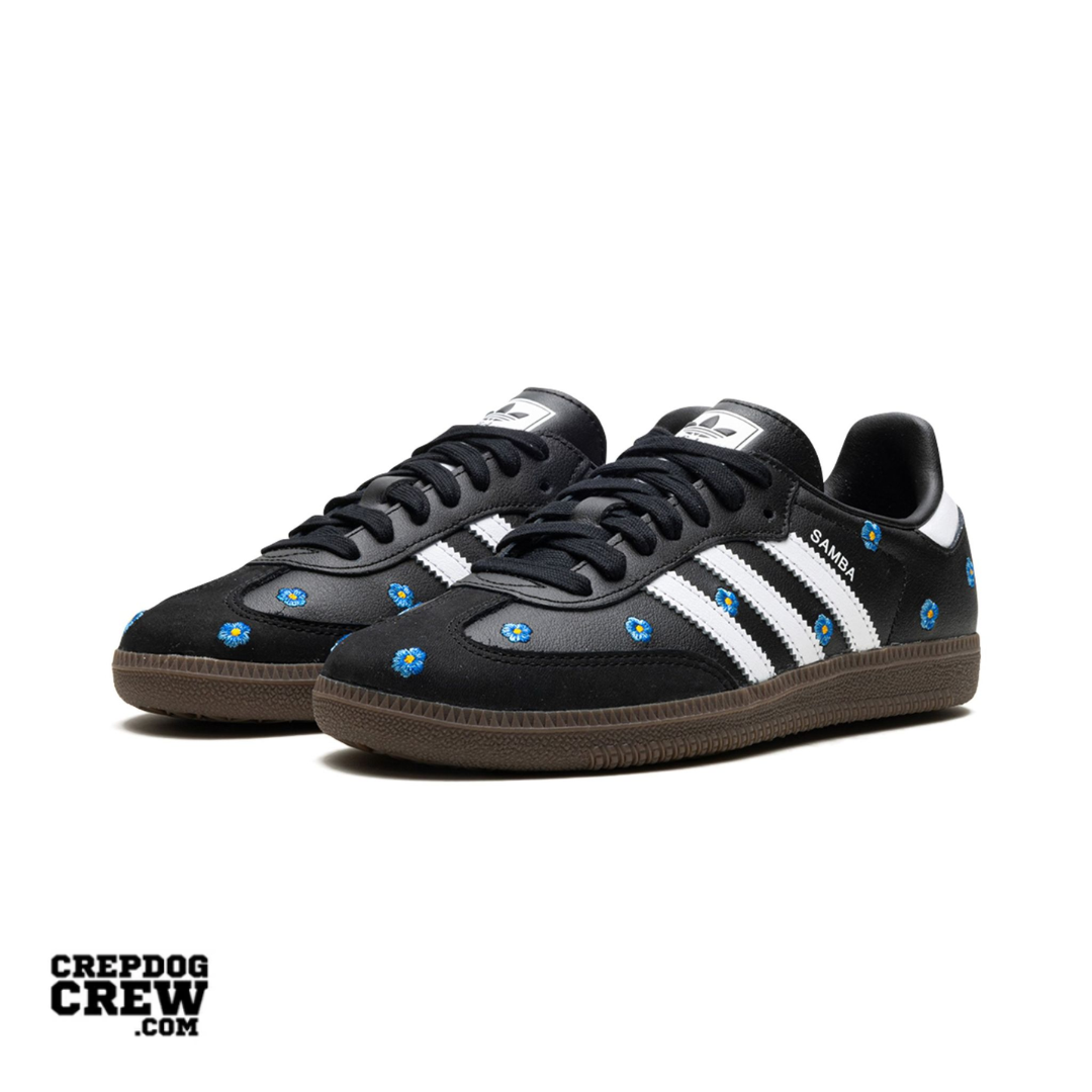 adidas Samba Light Blue Floral Core Black (W)