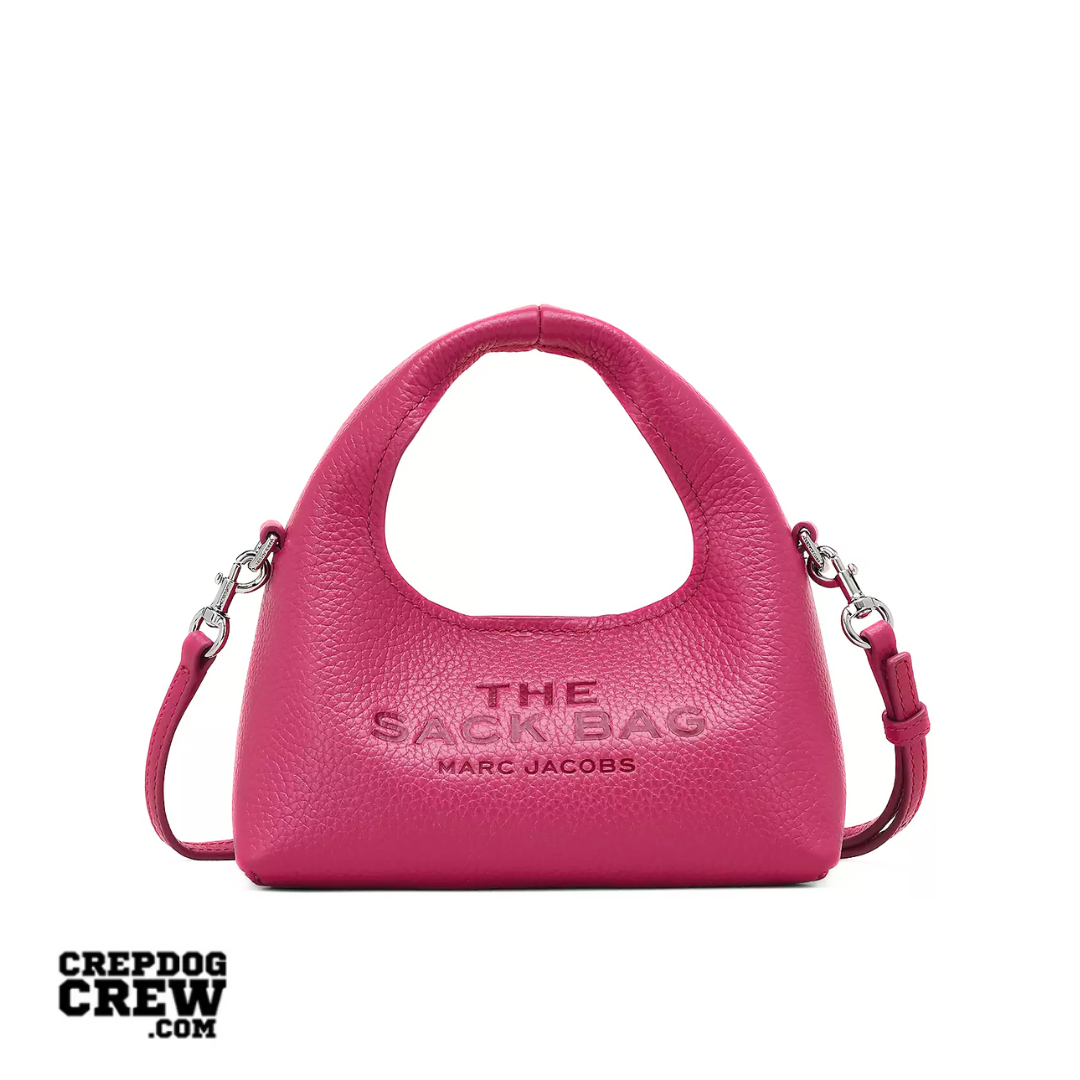 Marc Jacobs The Micro Crossbody Sack Bag raspberry pink