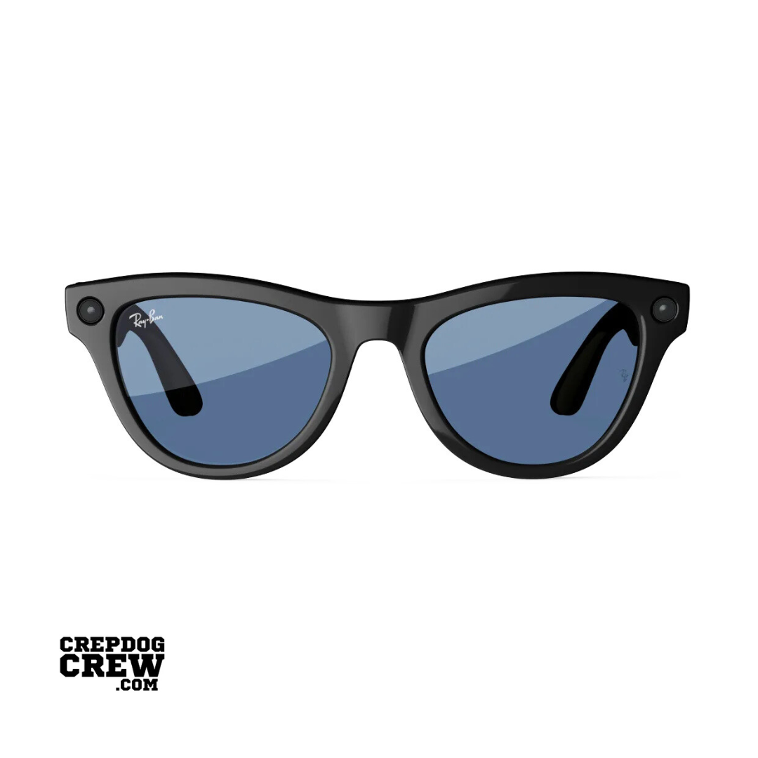 Ray-Ban Meta Skyler Shiny Black ( Clear/Cerulean Blue )