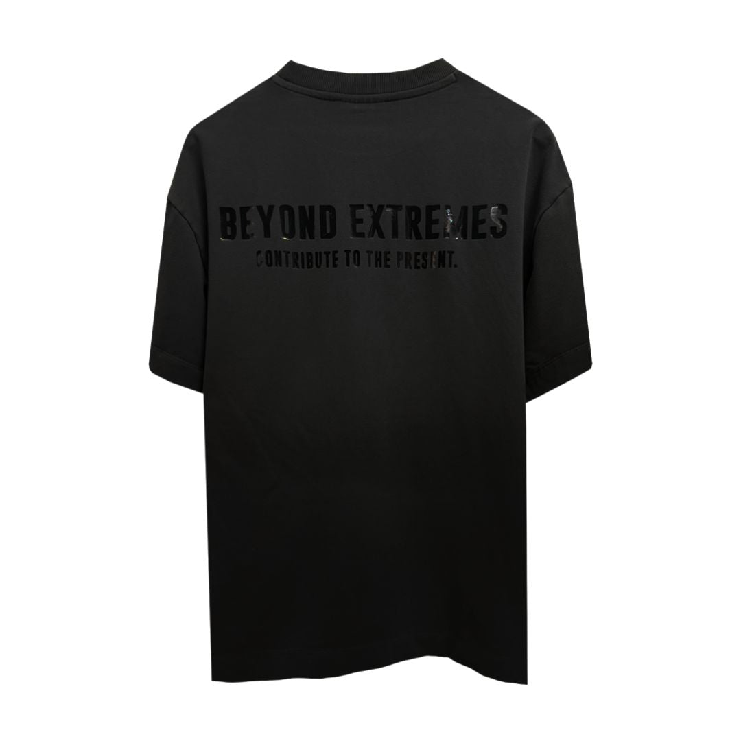 Kantha Basic T-shirt in Black [Unisex]