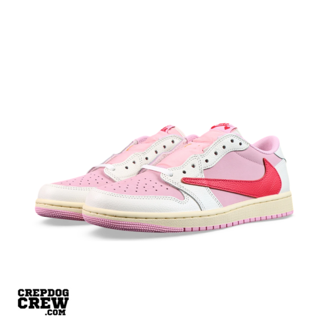 Jordan 1 Retro Low OG SP Travis Scott Sail Tropical Pink