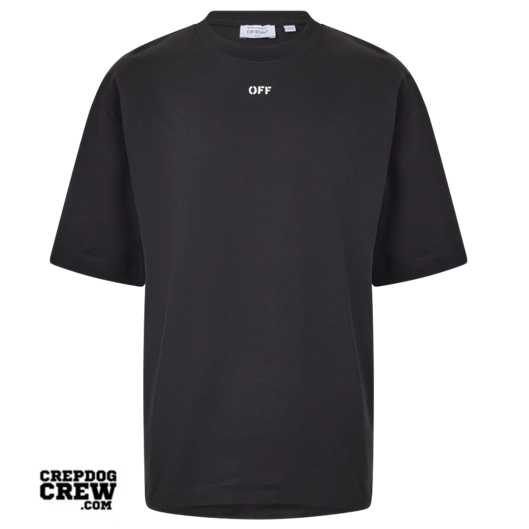 OFF WHITE BRICS ARROW SKATE TEE BLACK