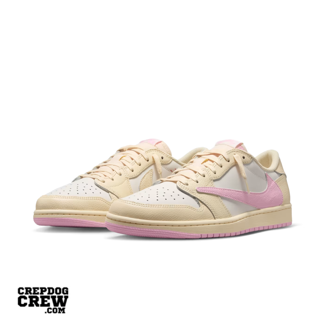 Jordan 1 Retro Low OG SP Travis Scott Shy Pink