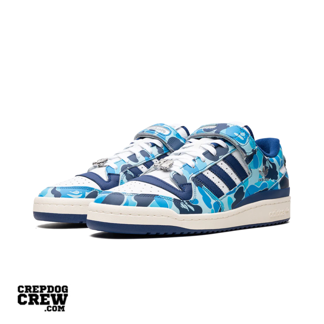 adidas Forum 84 Low Bape 30th Anniversary Blue Camo