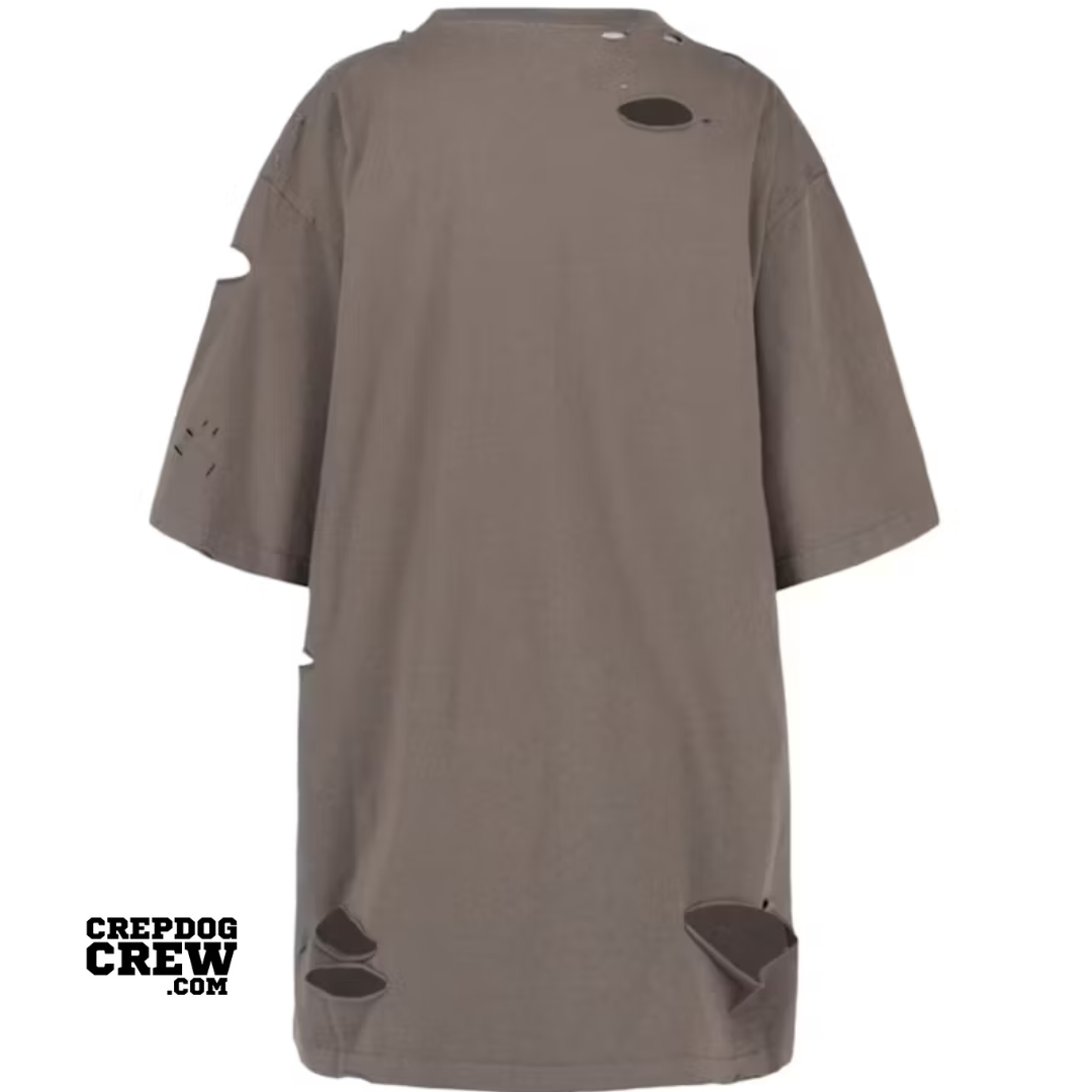 BALENCIAGA CAPS DESTROYED FLAT Brown