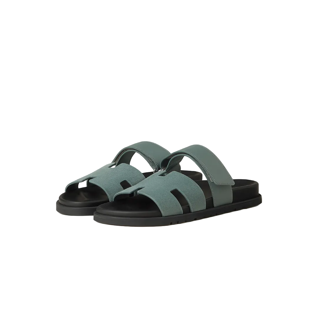 HERMES CHYPRE SANDAL GRIS ANTARCTIQUE