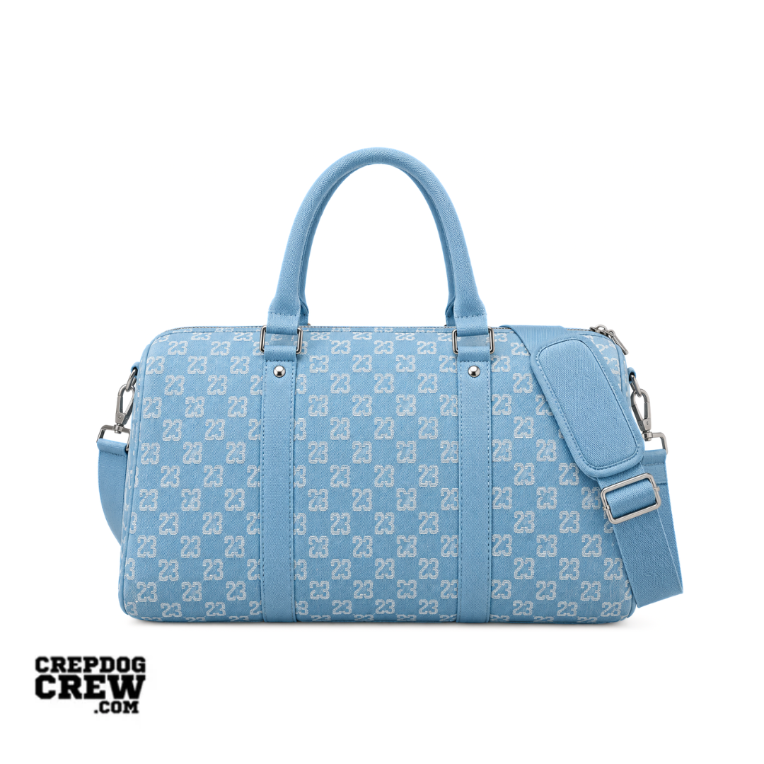 JORDAN MONOGRAM DUFFLE BAG LIGHT BLUE