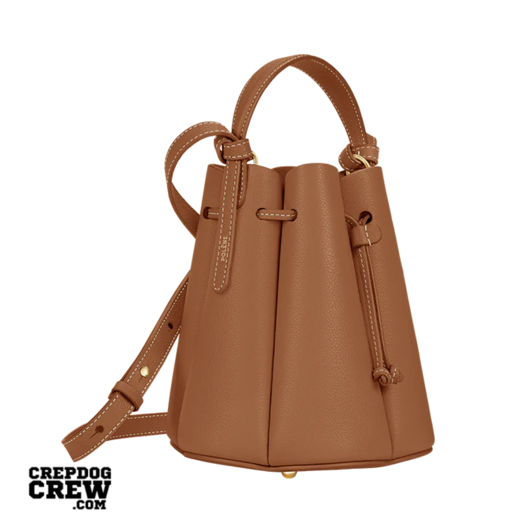 polene Numéro Huit Mini Edition Textured Camel