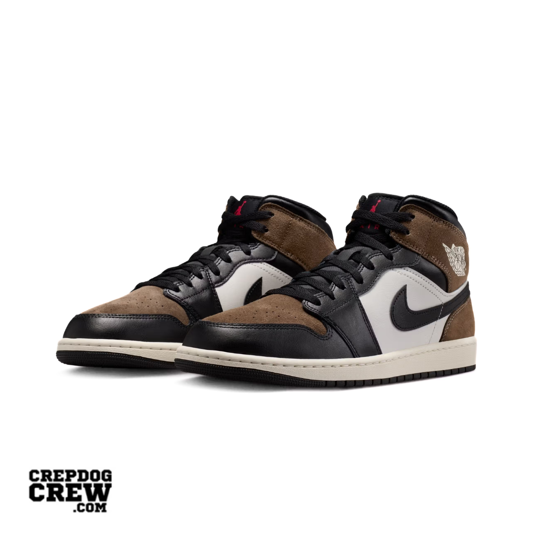Jordan 1 Mid Black Palomino