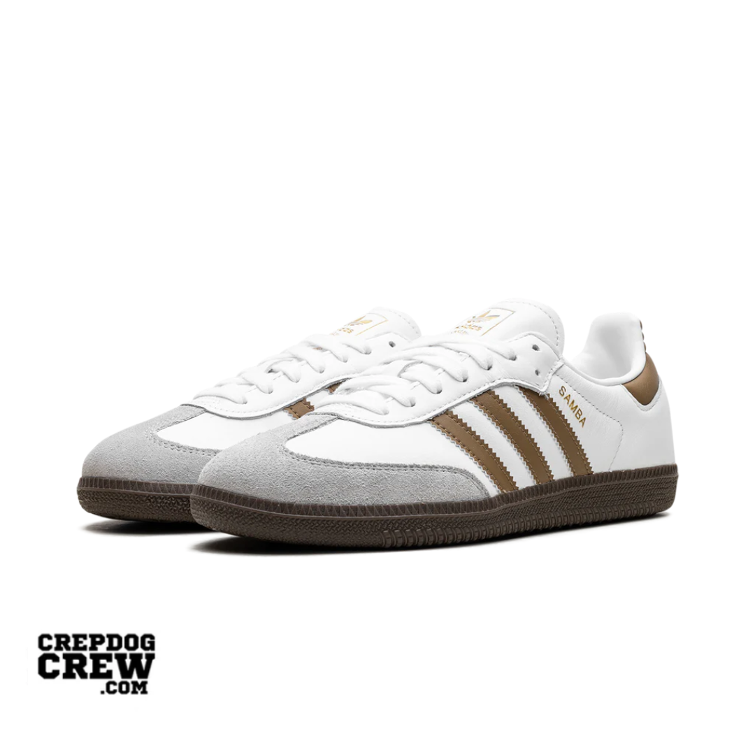 adidas Samba OG Cloud White Brown Desert