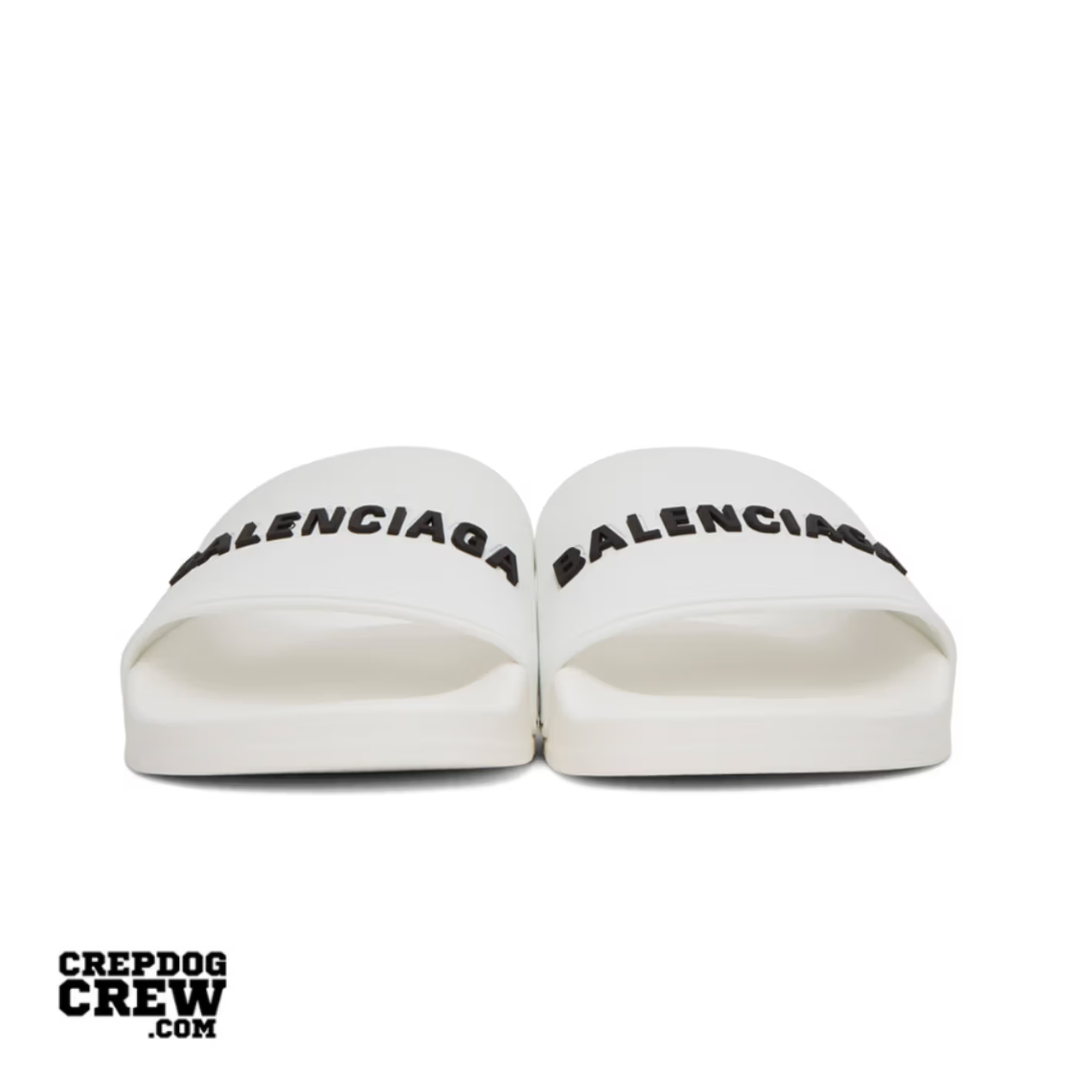 BALENCIAGA POOL SLIDE WHITE