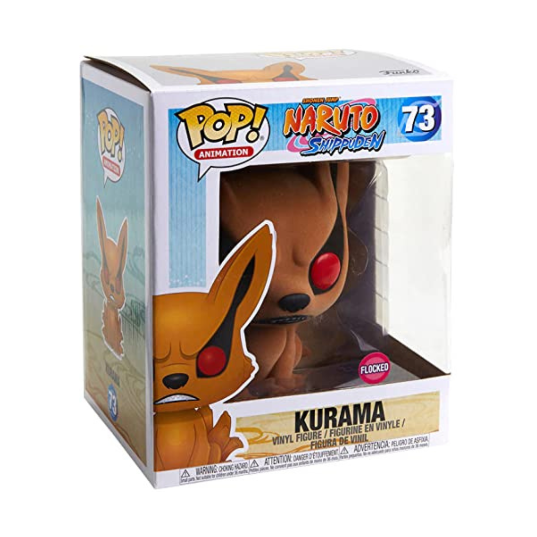 Funko Pop! Animation: Shonen Jump Naruto Shippuden Kurama Flocked #73