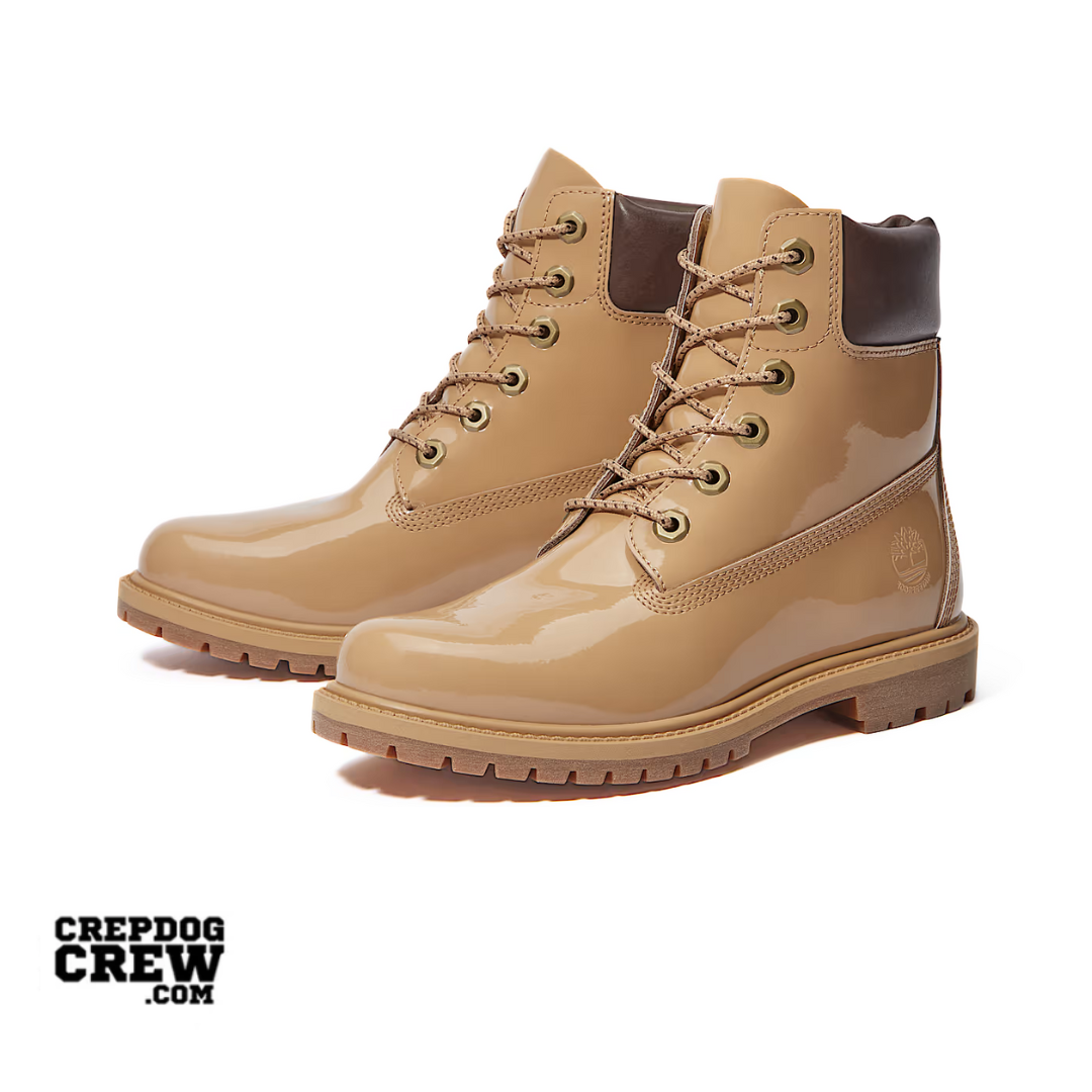 Timberland 6" Premium Waterproof Boot Patent Light Brown (W)