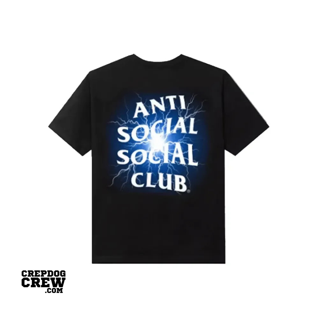 Anti Social Social Club Glow In The Dark Pain T-shirt Black/Blue