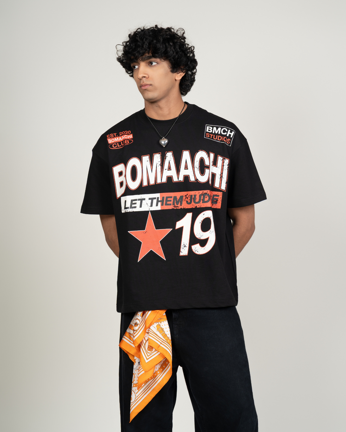 Bomaachi University T-shirt Black