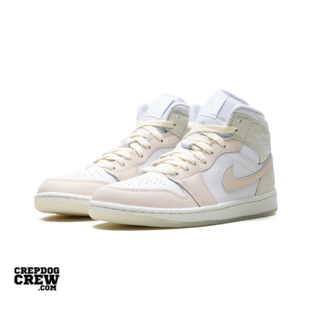 Jordan 1 Mid SE White Sea Glass Glacier Blue Guava Ice