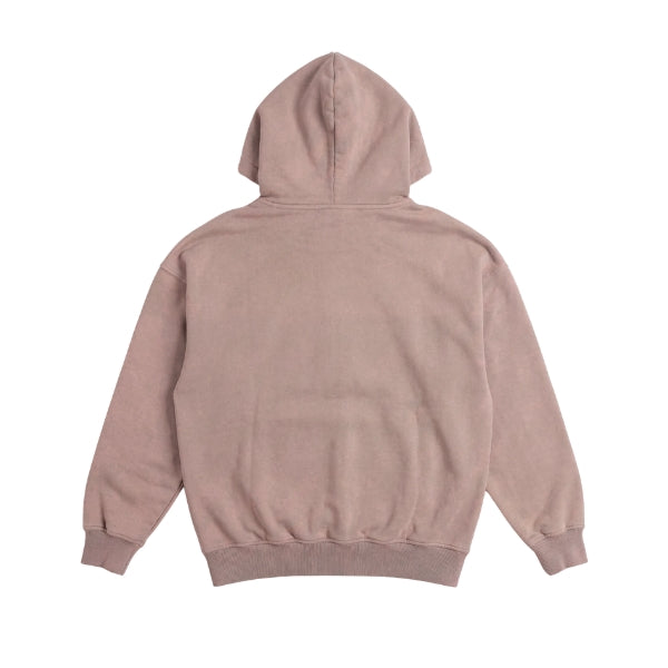 OVERDYED HEAVY WEIGHT HOODIE (BROWN)
