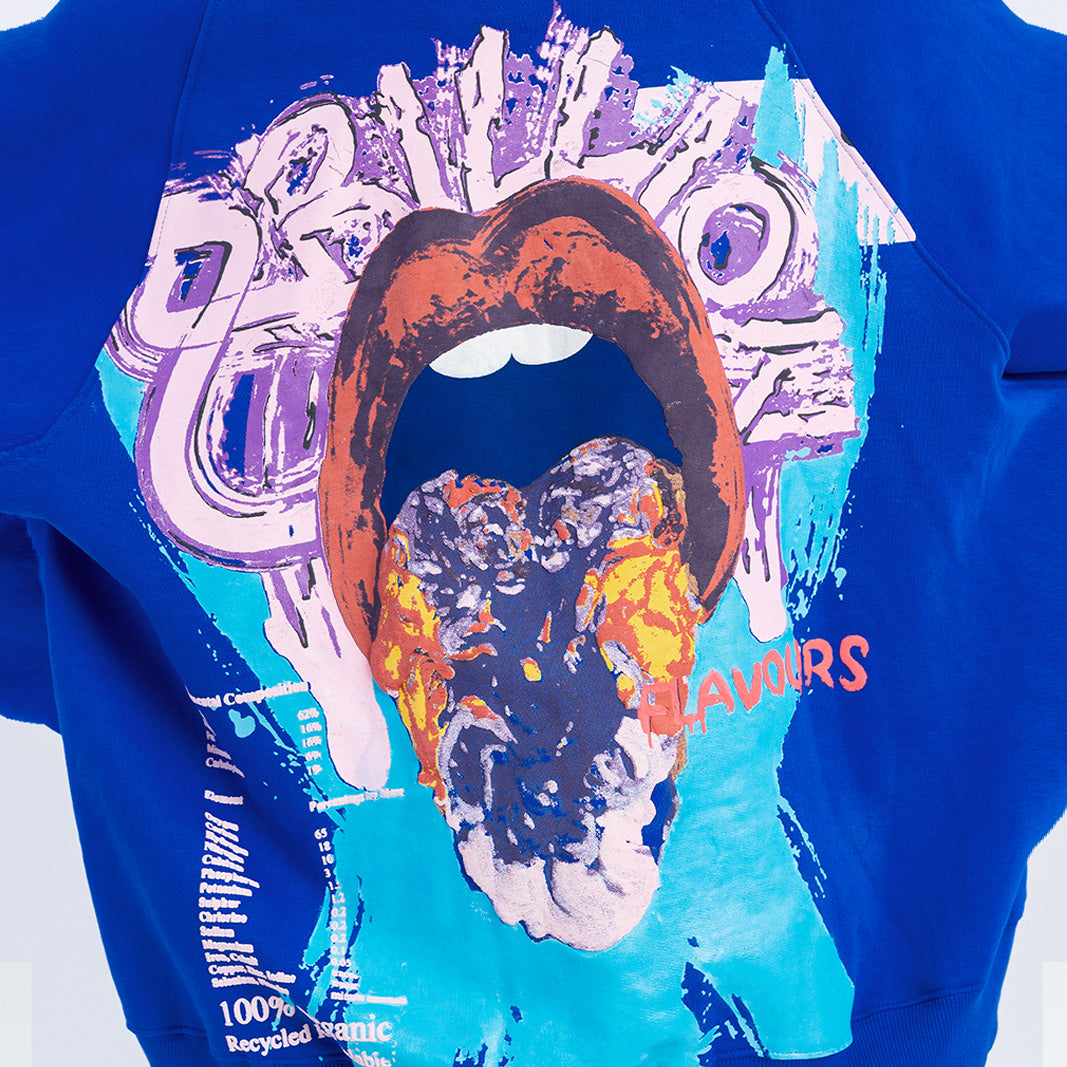 '8 Billion Flavours' Hoodie (Blue)