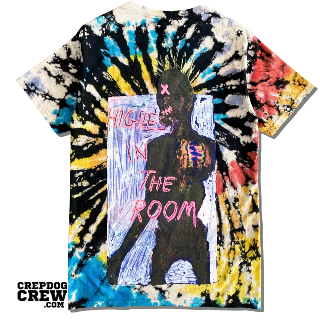 TRAVIS SCOTT CACTUS JACK HIGHEST IN THE ROOM TIE D MULTI