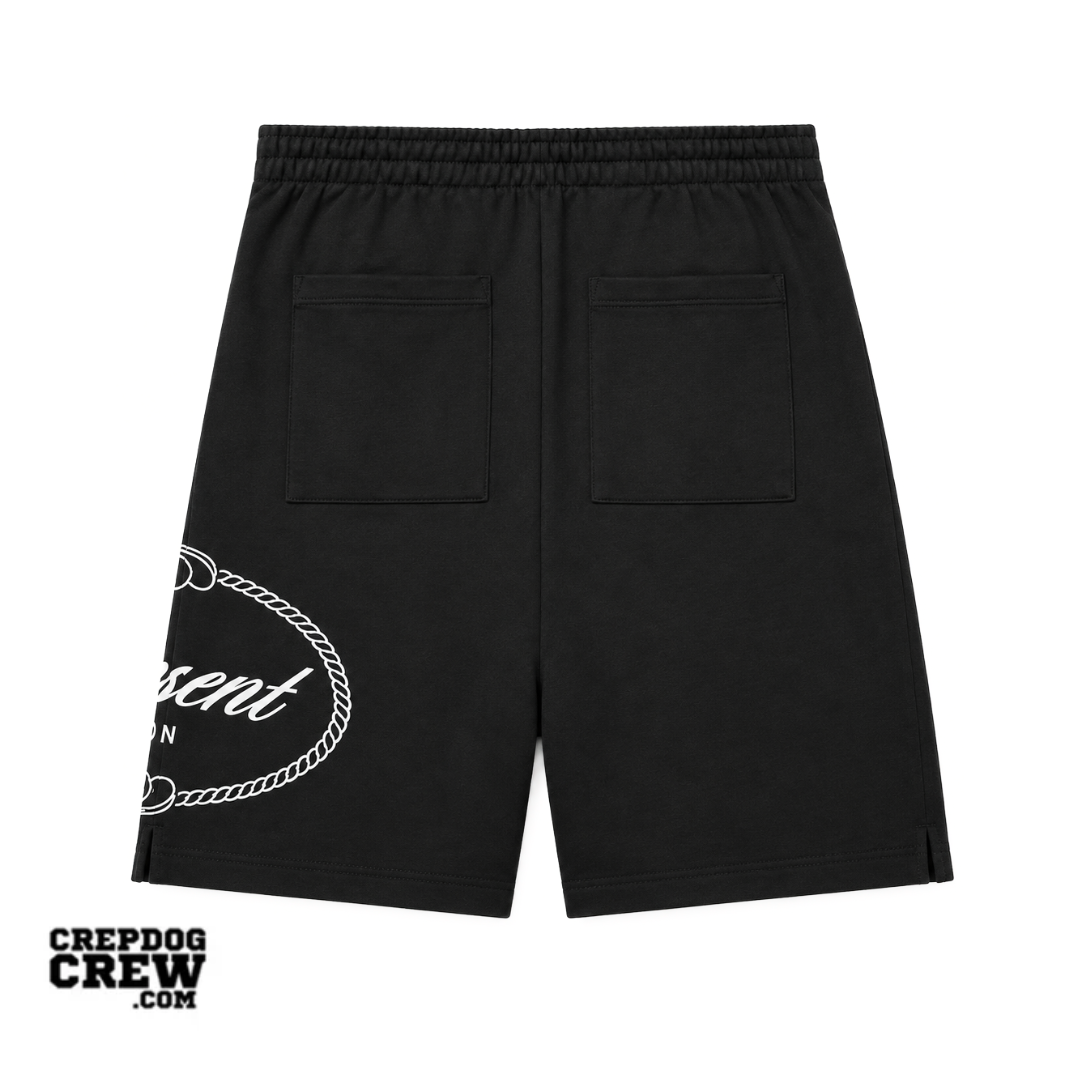 REPRESENT HARRODS CREST SHORTS BLACK