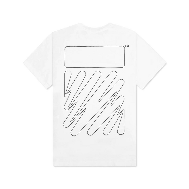 Off white wave sales tee