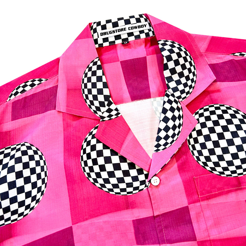 70s Disco Shirt Pink | Drugstore Cowboy | Streetwear Shirts by Crepdog Crew