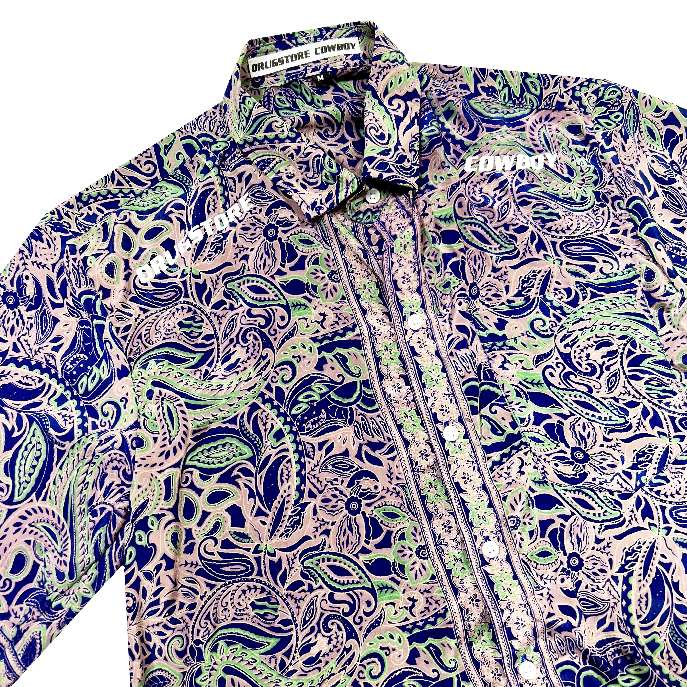 Neon Plantations Silk Satin Shirt