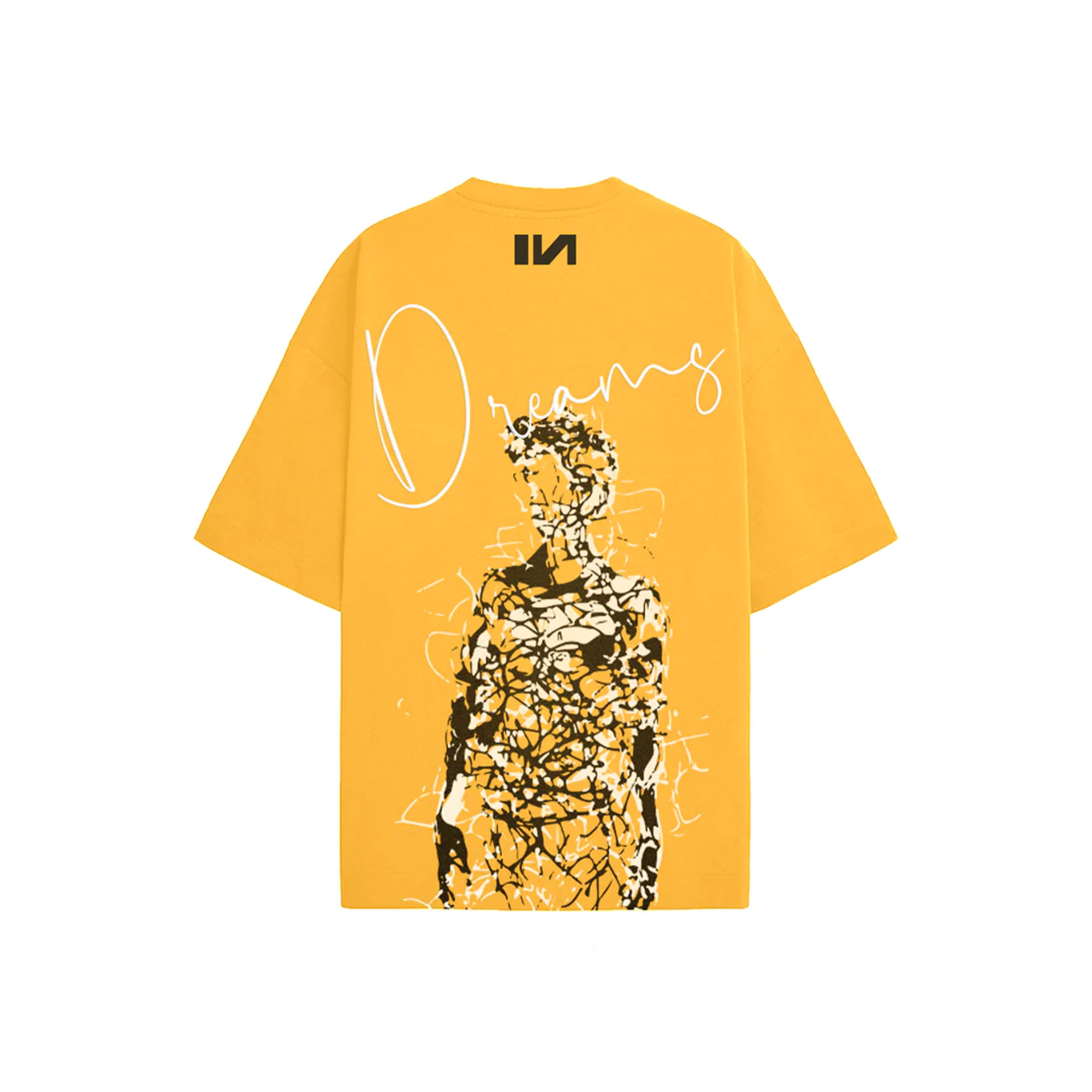 Dreams Mustard- Oversized T-shirt