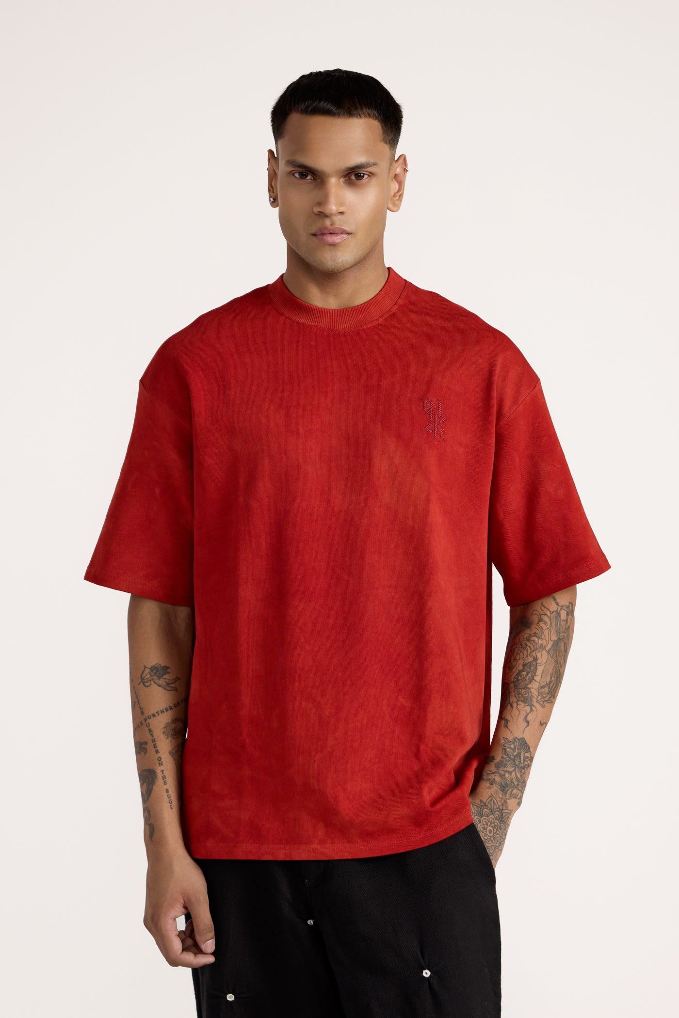 Basics Red Bagru T-shirt