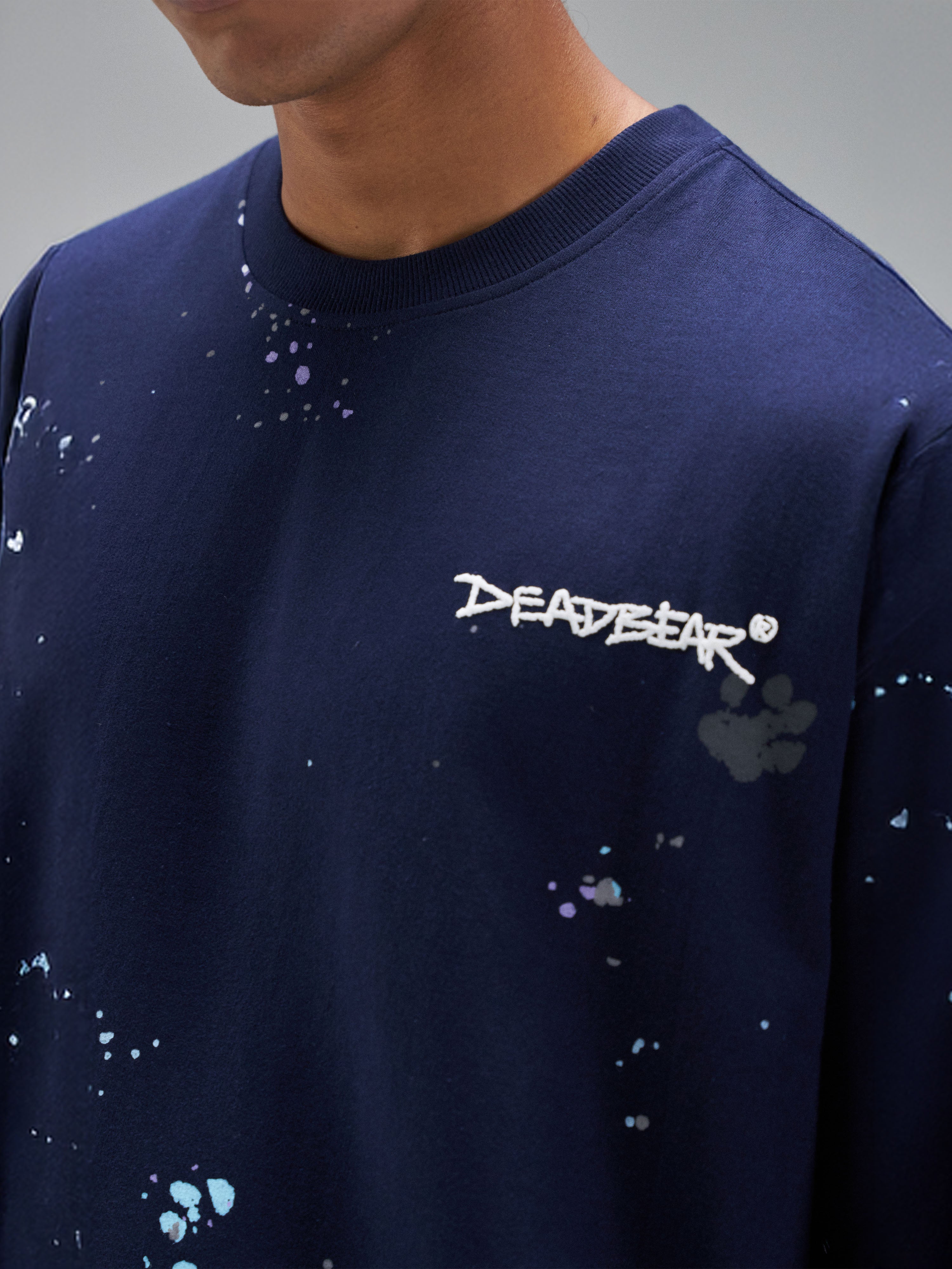 Grumpy Bear Tee Navy
