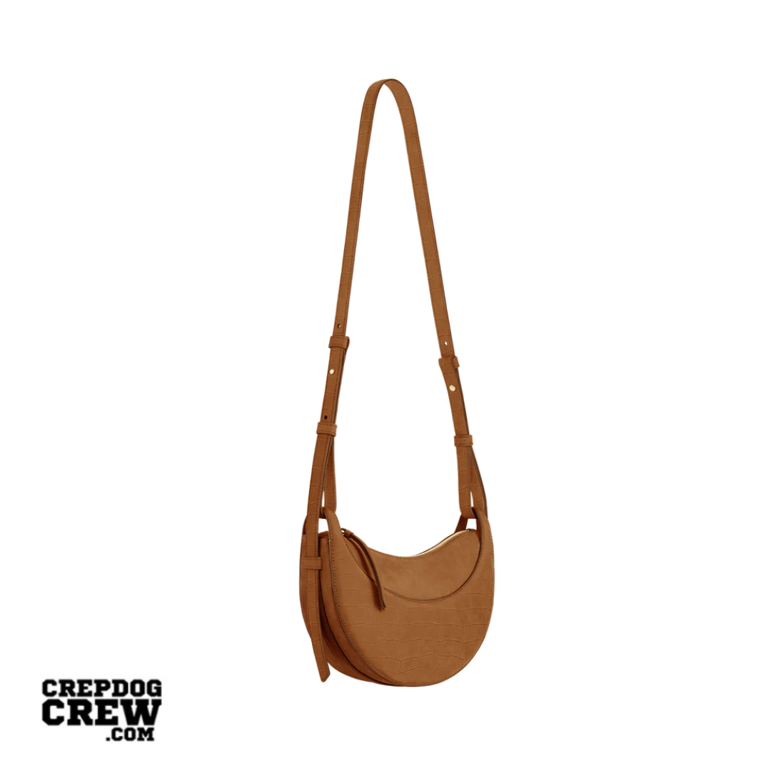 polene Numéro Dix Edition Crocodile Nubuck Cinnamon