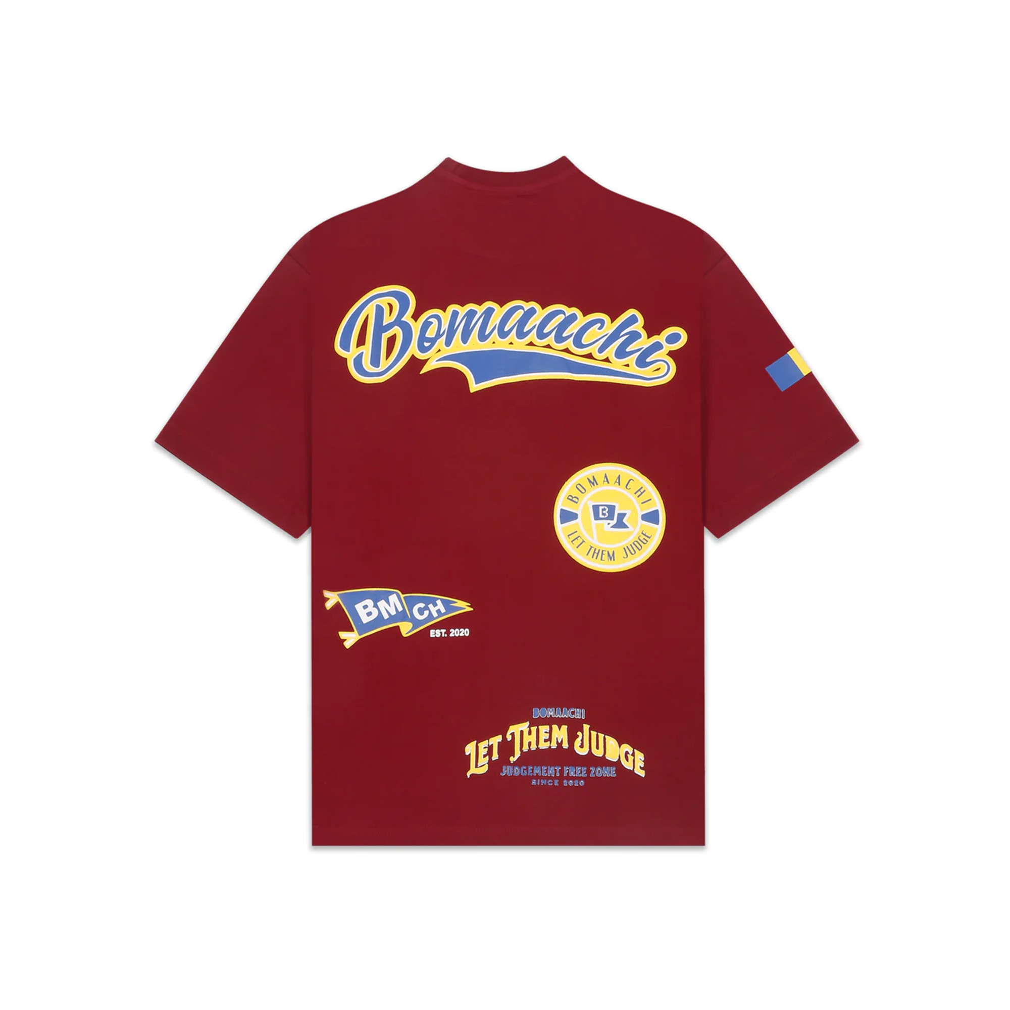 Varsity T-shirt Burgandy