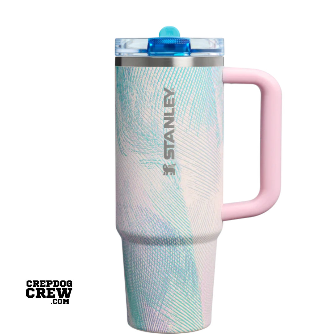 STANLEY TUMBLER Mug ProTour Flip Straw Sea Glass Plume 40 oz