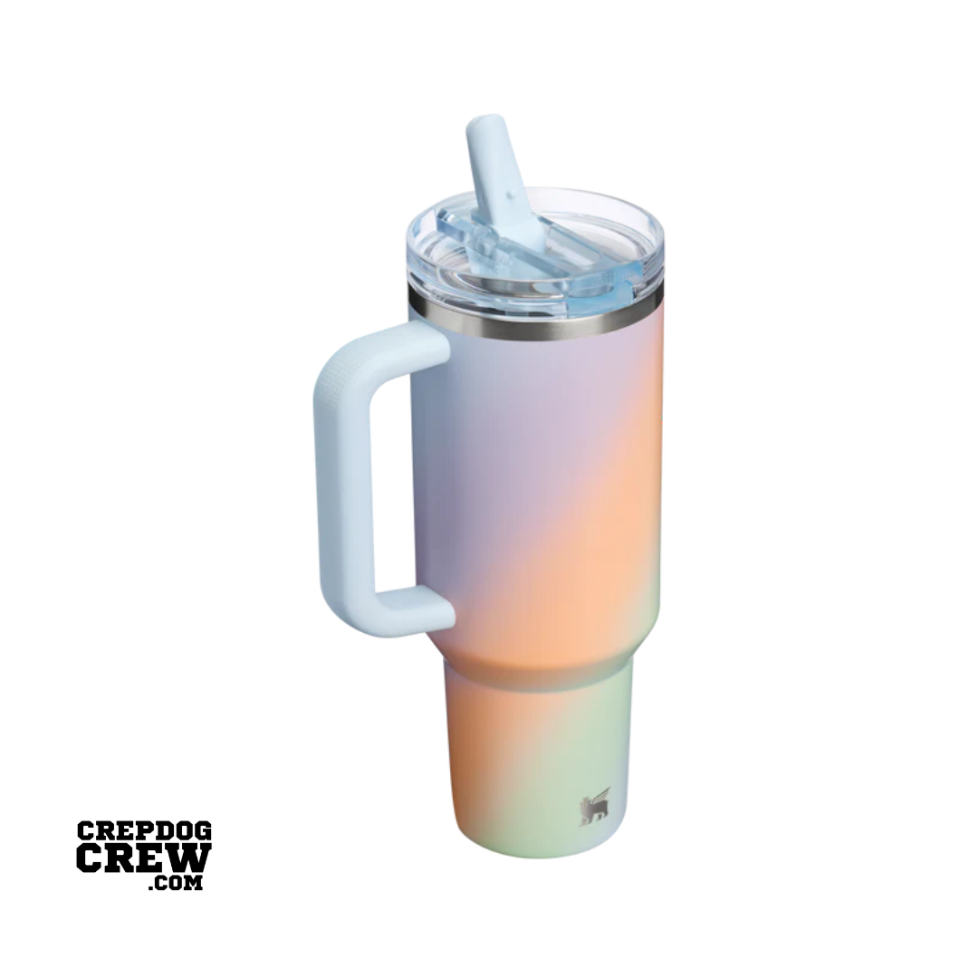 STANLEY TUMBLER Mug ProTour Flip Straw Sunrise Spiral 40 oz