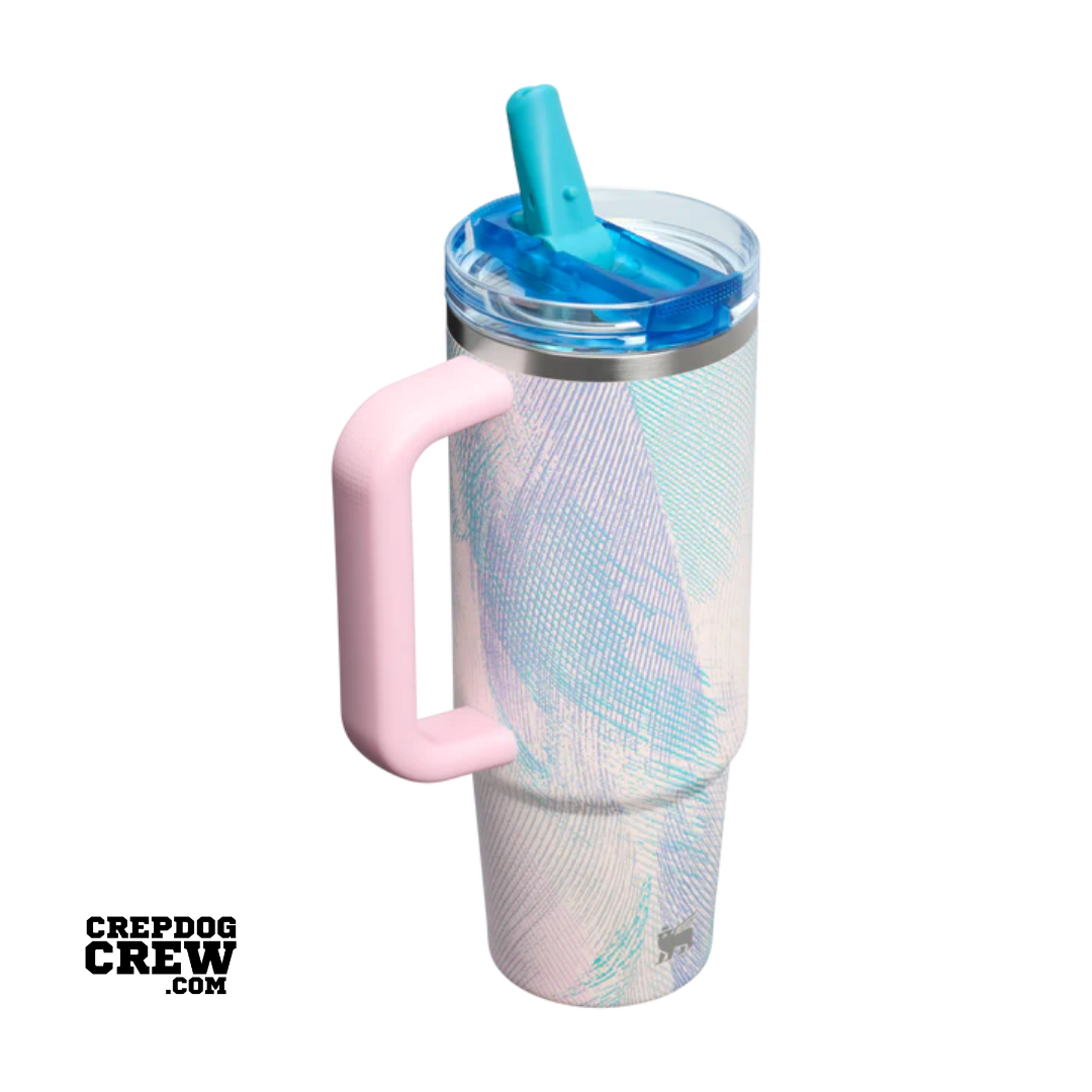 STANLEY TUMBLER Mug ProTour Flip Straw Sea Glass Plume 40 oz