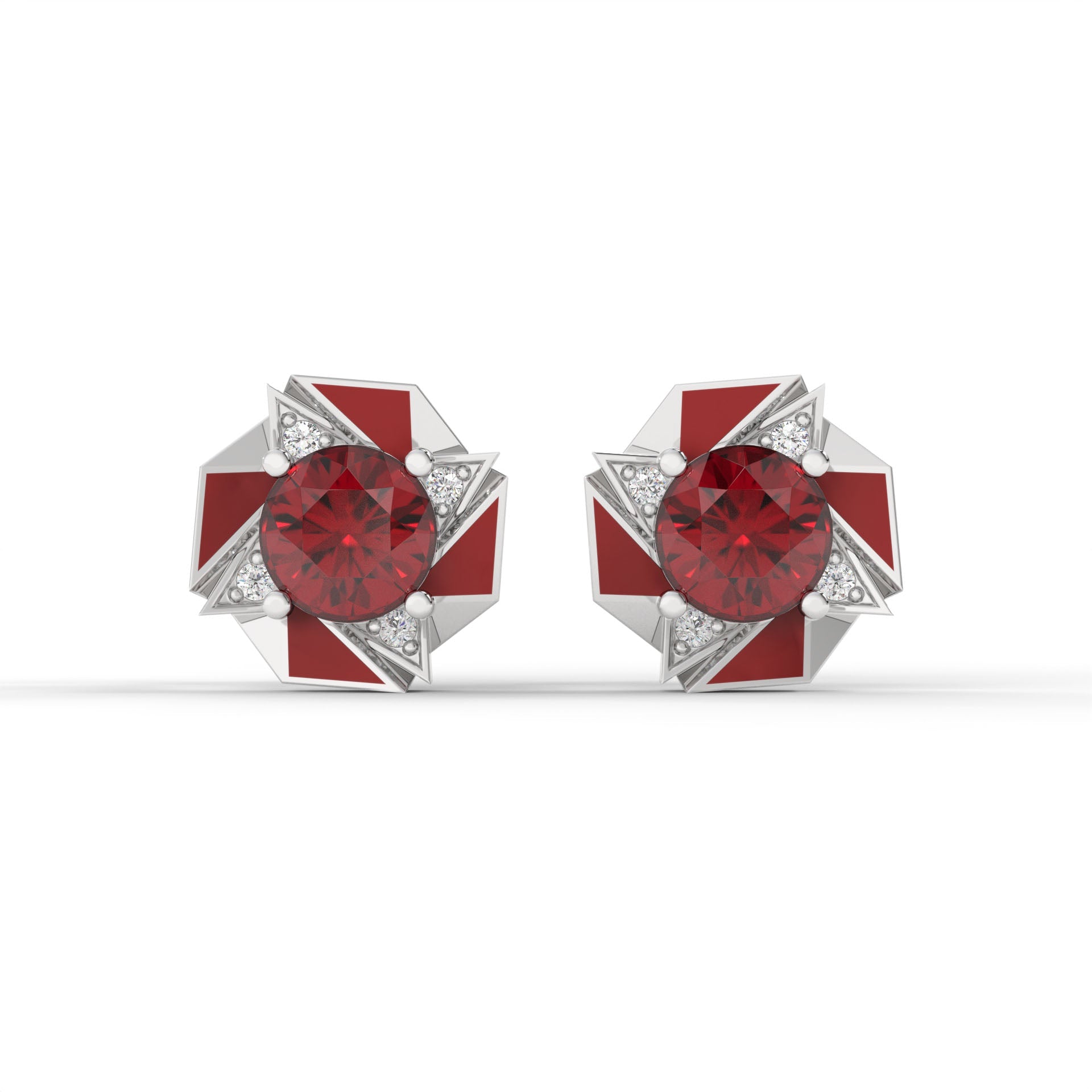 VORTEX STUDS (Red)