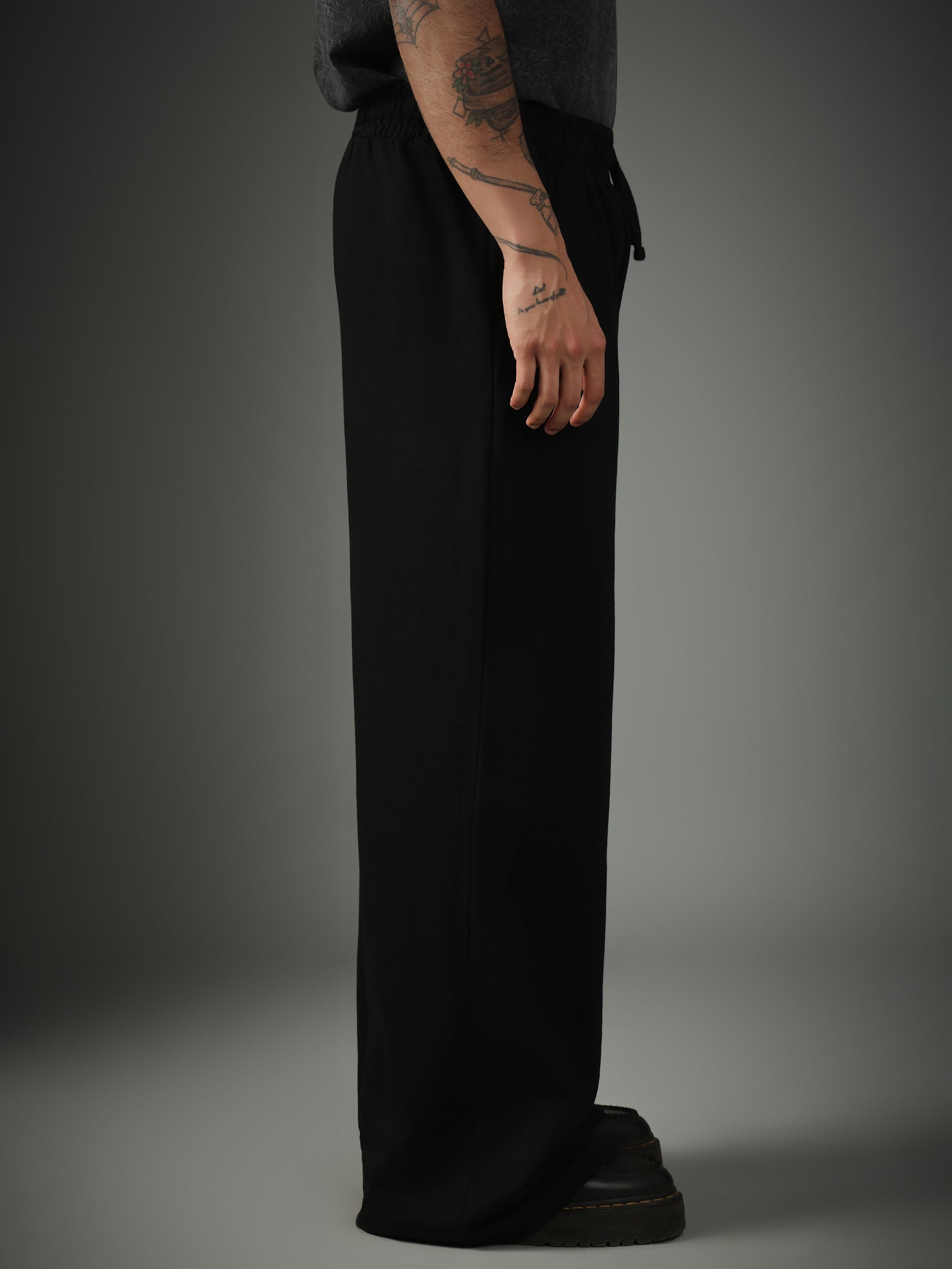 Solid Sweatpants Black